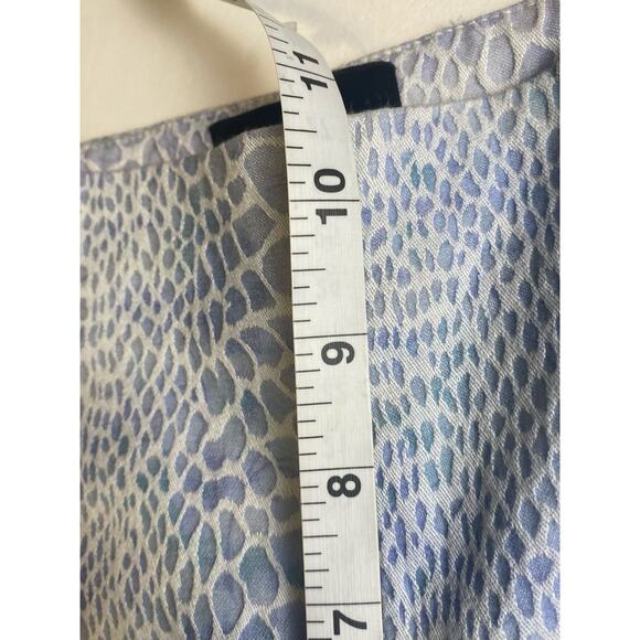 NWT Lucy Paris Light Blue Periwinkle Raised Snake Print Pants Size Medium - Picture 8 of 9